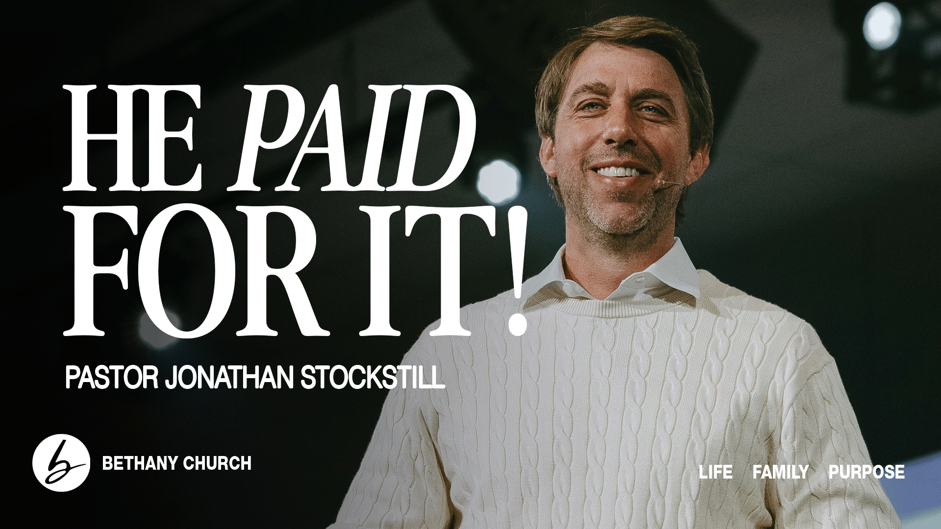 He Paid For It